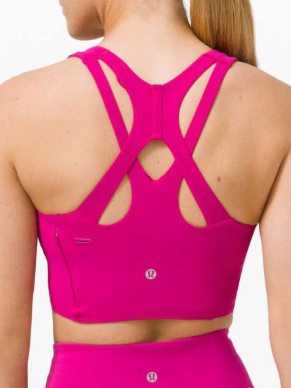Lululemon Stash It Bra, Ripened Raspberry, Size 6